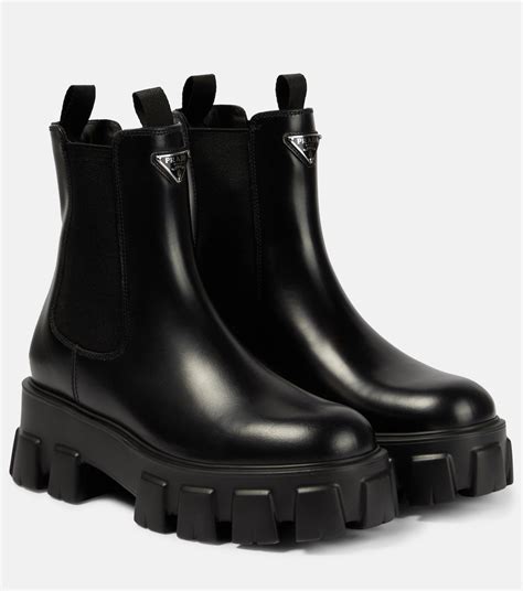 prada boots monolith dupe|prada chelsea monolith boots.